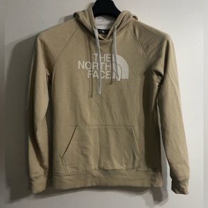 North Face women’s Hoodies front kangaroo  pockets Tan . M